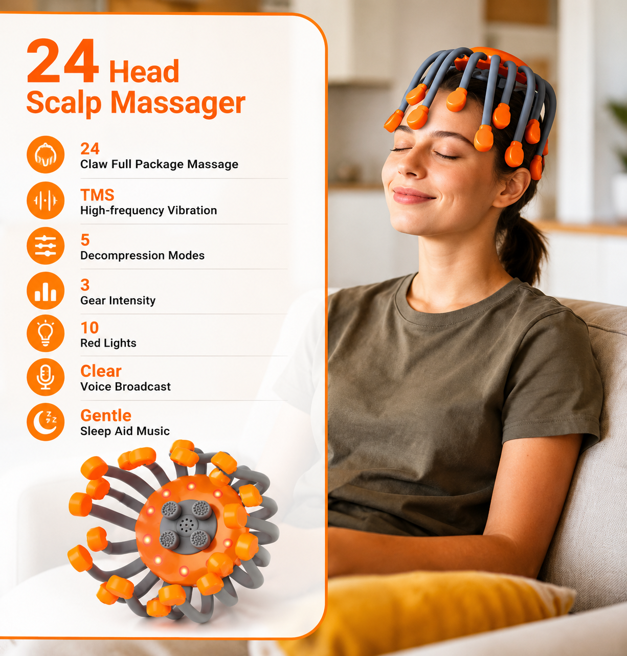 FamousLuxe™ Migraine Relief Massager
