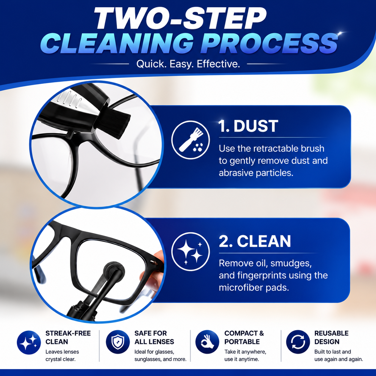 FamousLuxe™ GlassCleaner Pro