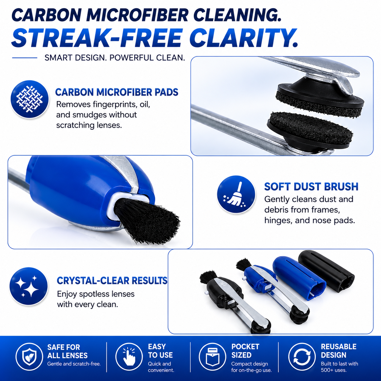 FamousLuxe™ GlassCleaner Pro