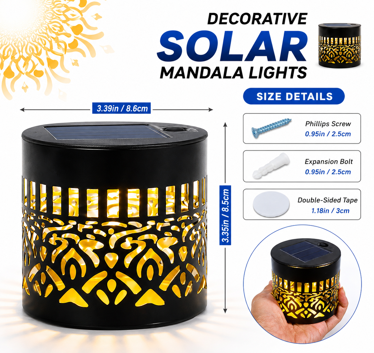 FamousLuxe™ SolarGlow Wall Lights