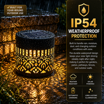 FamousLuxe™ SolarGlow Wall Lights