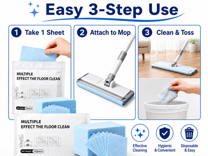 FamousLuxe™ EasyClean Floor Sheets