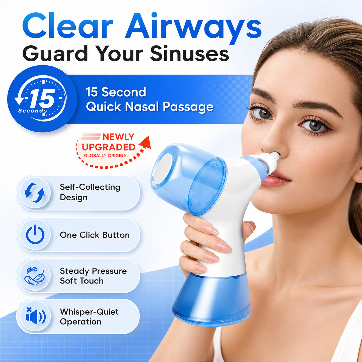 FamousLuxe™ Electric Nose Rinser