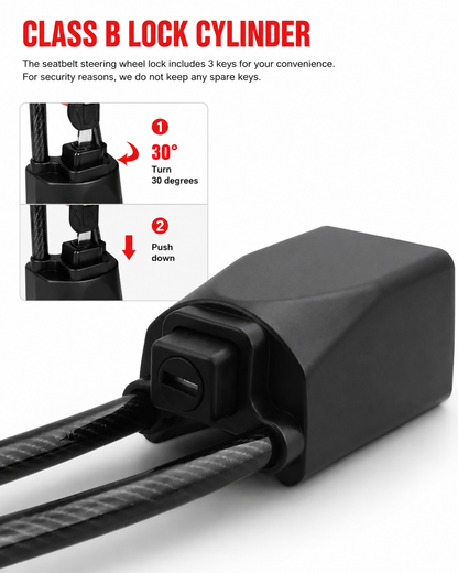 FamousLuxe™ Steering Lock