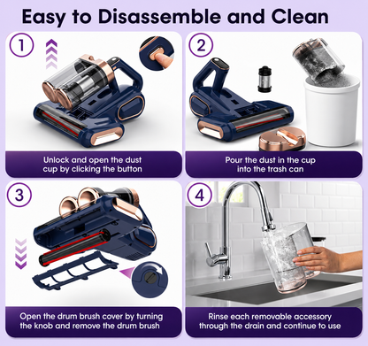 FamousLuxe™ UltraClean Mattress Vacuum