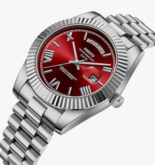 FamousLuxe™ Santos Crimson Watch