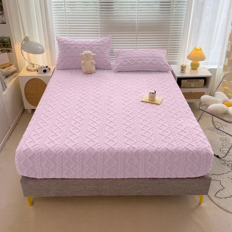 Cozy Velvet Mattress Protector