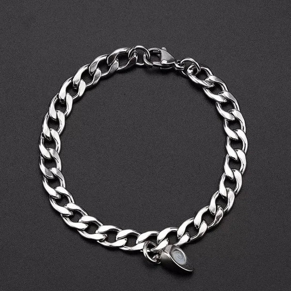 HeartLink Magnetic Couple Connection Bracelet