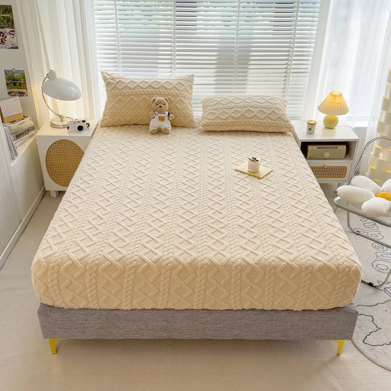Cozy Velvet Mattress Protector