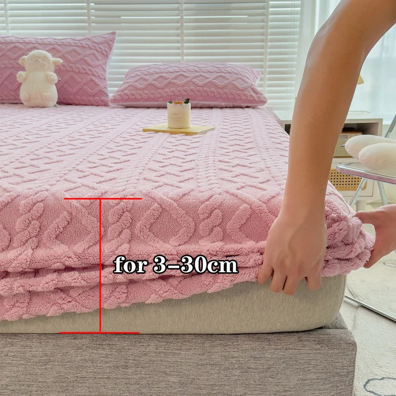 Cozy Velvet Mattress Protector